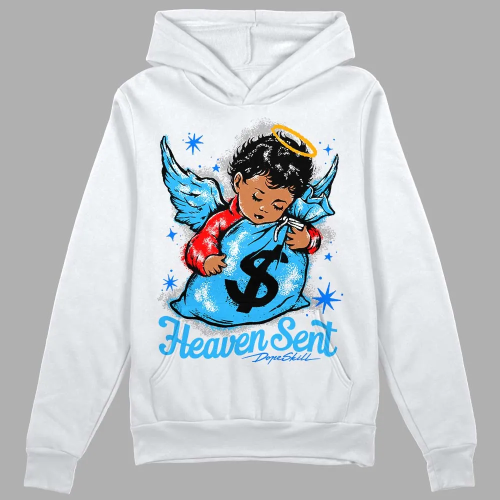 University Blue 2s DopeSkill Hoodie Sweatshirt Heaven Sent Graphic sold by DopeSkill product image thumbnail 2