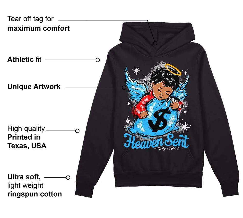University Blue 2s DopeSkill Hoodie Sweatshirt Heaven Sent Graphic sold by DopeSkill product image thumbnail 3