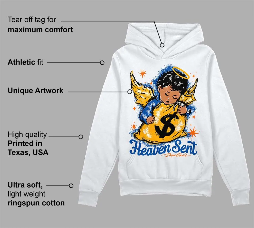 Dunk Blue Jay and University Gold DopeSkill Hoodie Sweatshirt Heaven Sent Graphic sold by DopeSkill product image thumbnail 3