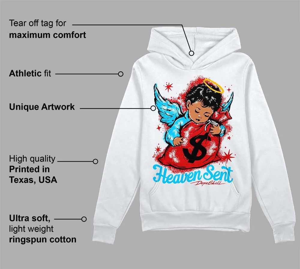 Gym Red 12s DopeSkill Hoodie Sweatshirt Heaven Sent Graphic sold by DopeSkill product image thumbnail 3
