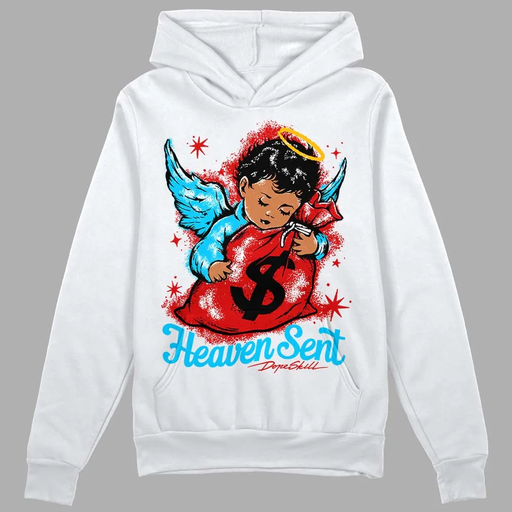 Gym Red 12s DopeSkill Hoodie Sweatshirt Heaven Sent Graphic sold by DopeSkill