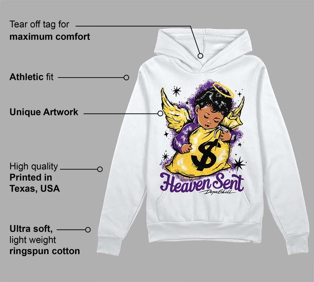 Field Purple 12s DopeSkill Hoodie Sweatshirt Heaven Sent Graphic sold by DopeSkill product image thumbnail 3