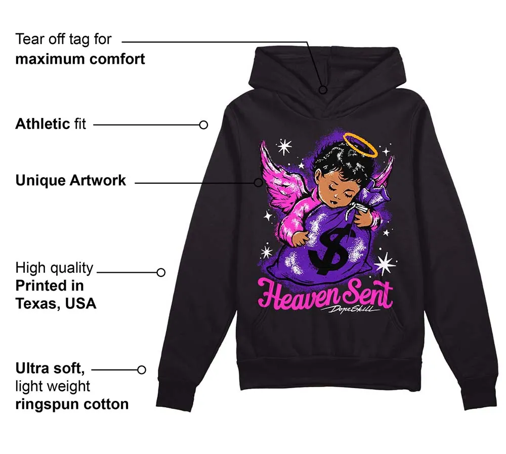 Court Purple 13s DopeSkill Hoodie Sweatshirt Heaven Sent Graphic sold by DopeSkill product image thumbnail 3