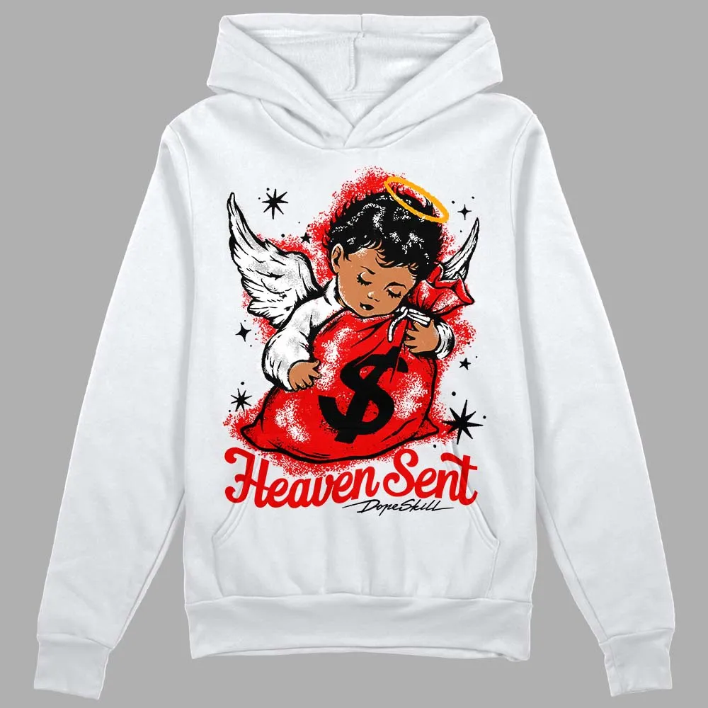 Cherry 12s DopeSkill Hoodie Sweatshirt Heaven Sent Graphic sold by DopeSkill