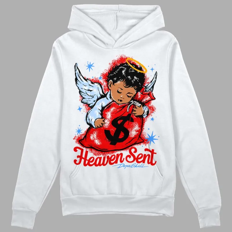 Cherry 11s DopeSkill Hoodie Sweatshirt Heaven Sent Graphic sold by DopeSkill