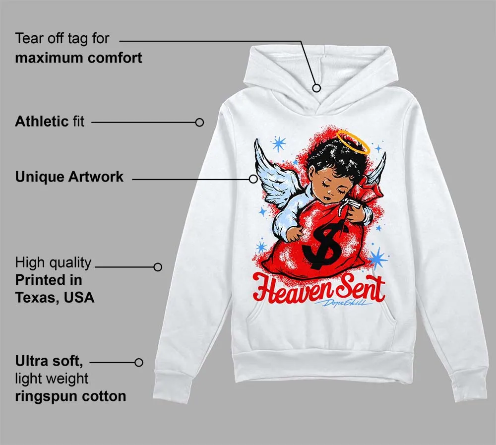 Cherry 11s DopeSkill Hoodie Sweatshirt Heaven Sent Graphic sold by DopeSkill product image thumbnail 3