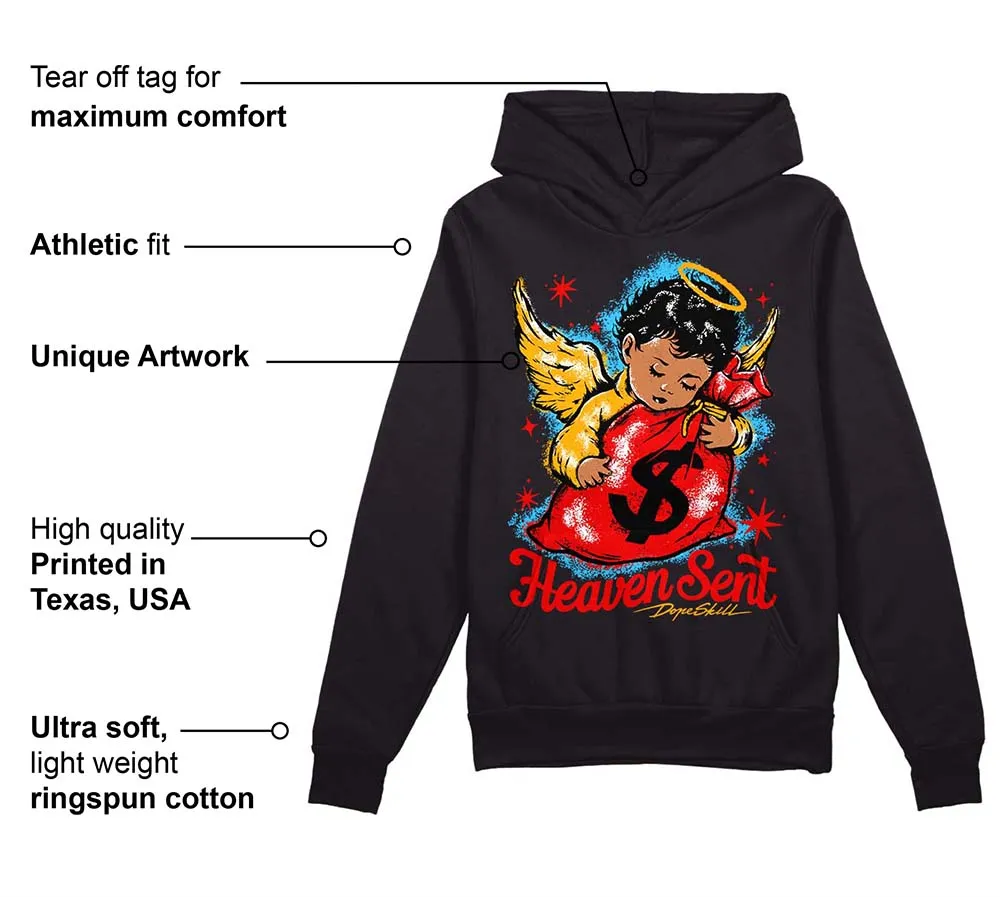 Red Collection DopeSkill Hoodie Sweatshirt Heaven Sent Graphic sold by DopeSkill product image thumbnail 3