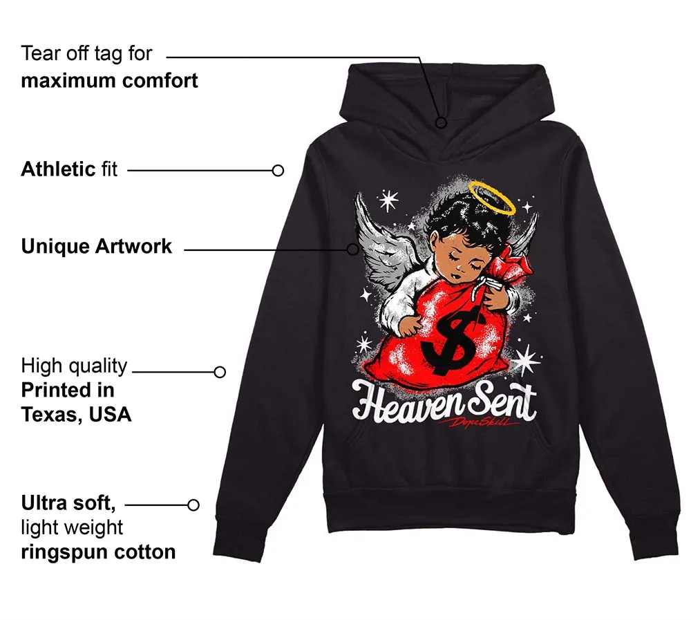 Black and White Collection DopeSkill Hoodie Sweatshirt Heaven Sent Graphic sold by DopeSkill product image thumbnail 3