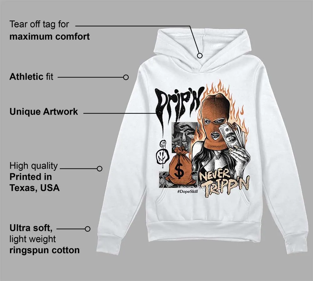 Craft Ivory 3s DopeSkill Hoodie Sweatshirt Drip'n Never Tripp'n Graphic sold by DopeSkill product image thumbnail 3