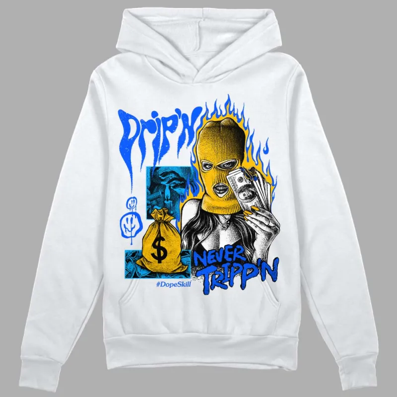 Royal Blue Collection DopeSkill Hoodie Sweatshirt Drip'n Never Tripp'n Graphic sold by DopeSkill