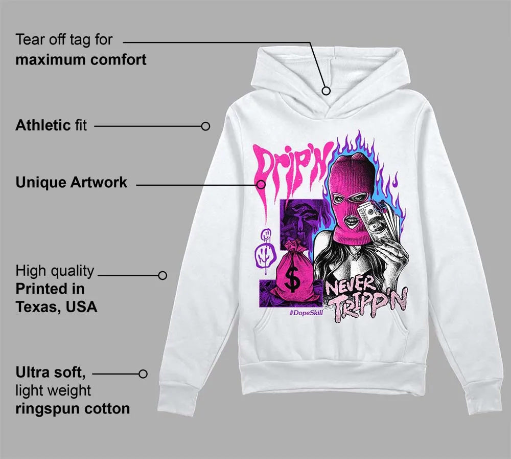 Pink Collection DopeSkill Hoodie Sweatshirt Drip'n Never Tripp'n Graphic sold by DopeSkill product image thumbnail 3