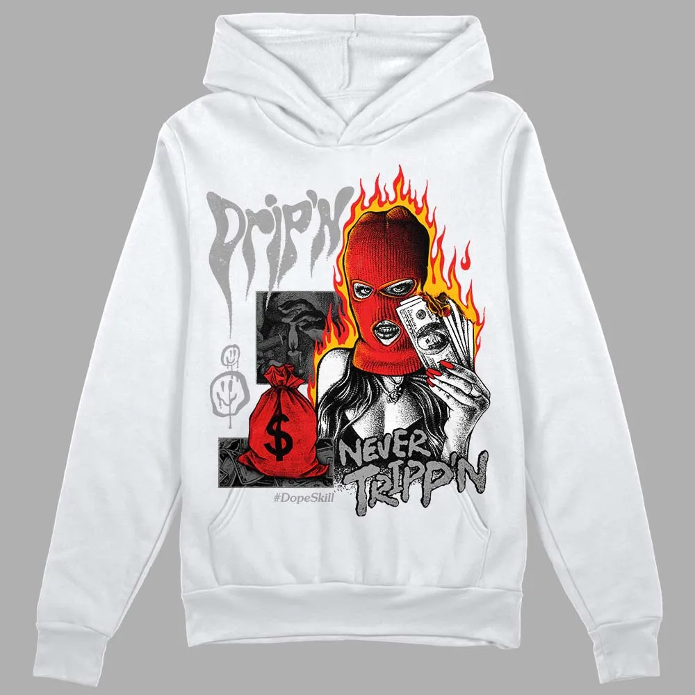 Grey Collection DopeSkill Hoodie Sweatshirt Drip'n Never Tripp'n Graphic sold by DopeSkill
