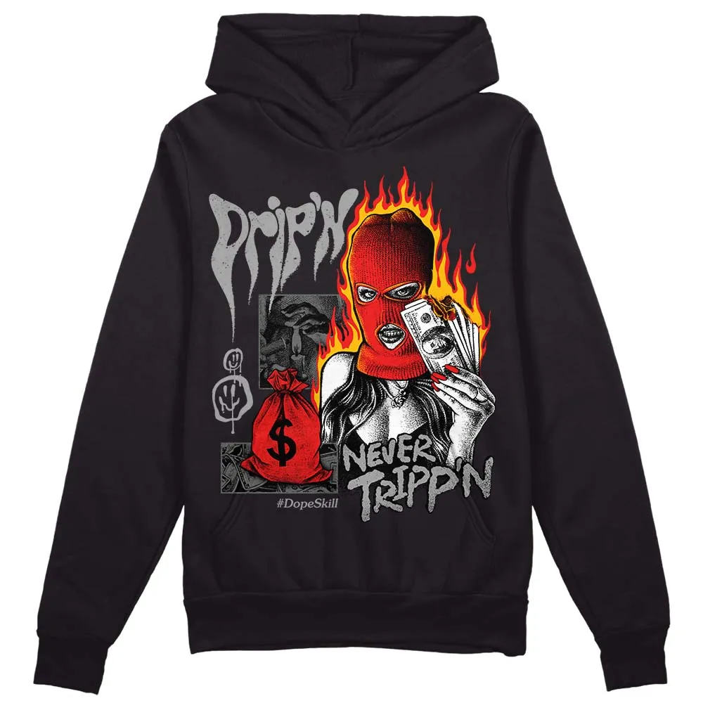 Grey Collection DopeSkill Hoodie Sweatshirt Drip'n Never Tripp'n Graphic sold by DopeSkill product image thumbnail 2