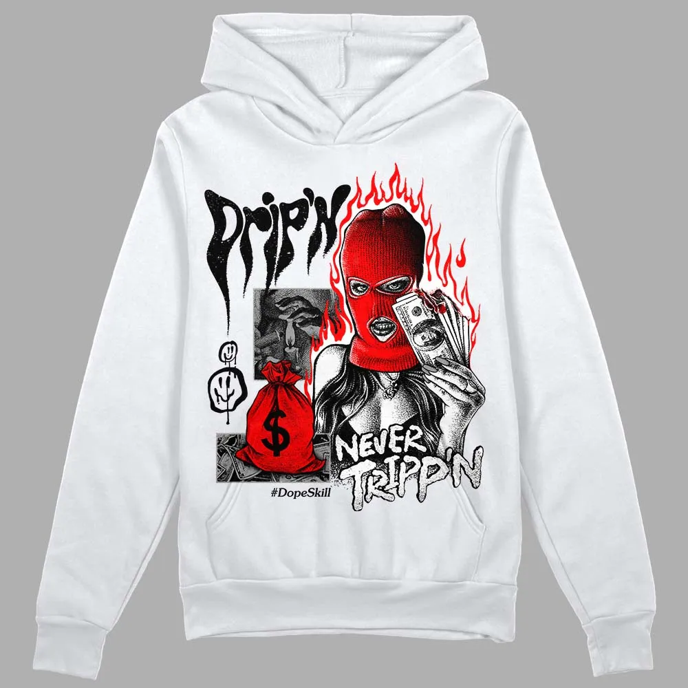 Black and White Collection DopeSkill Hoodie Sweatshirt Drip'n Never Tripp'n Graphic sold by DopeSkill product image thumbnail 2