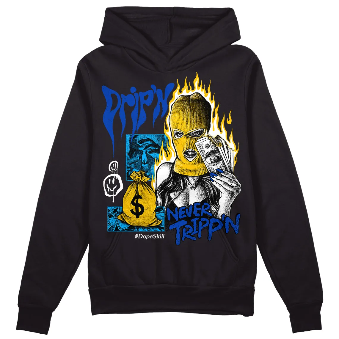 Laney 14s DopeSkill Hoodie Sweatshirt Drip'n Never Tripp'n Graphic sold by DopeSkill