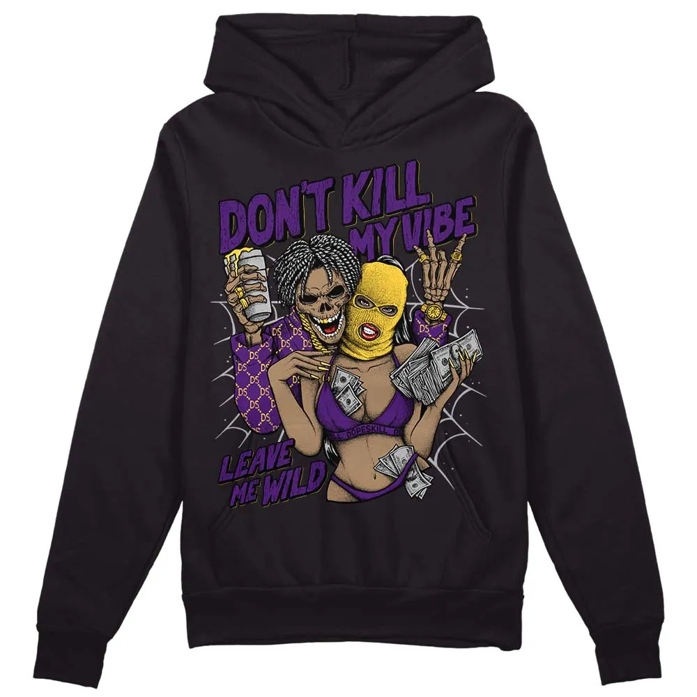 Field Purple 12s DopeSkill Hoodie Sweatshirt Don't Kill My Vibe Graphic sold by DopeSkill product image thumbnail 2