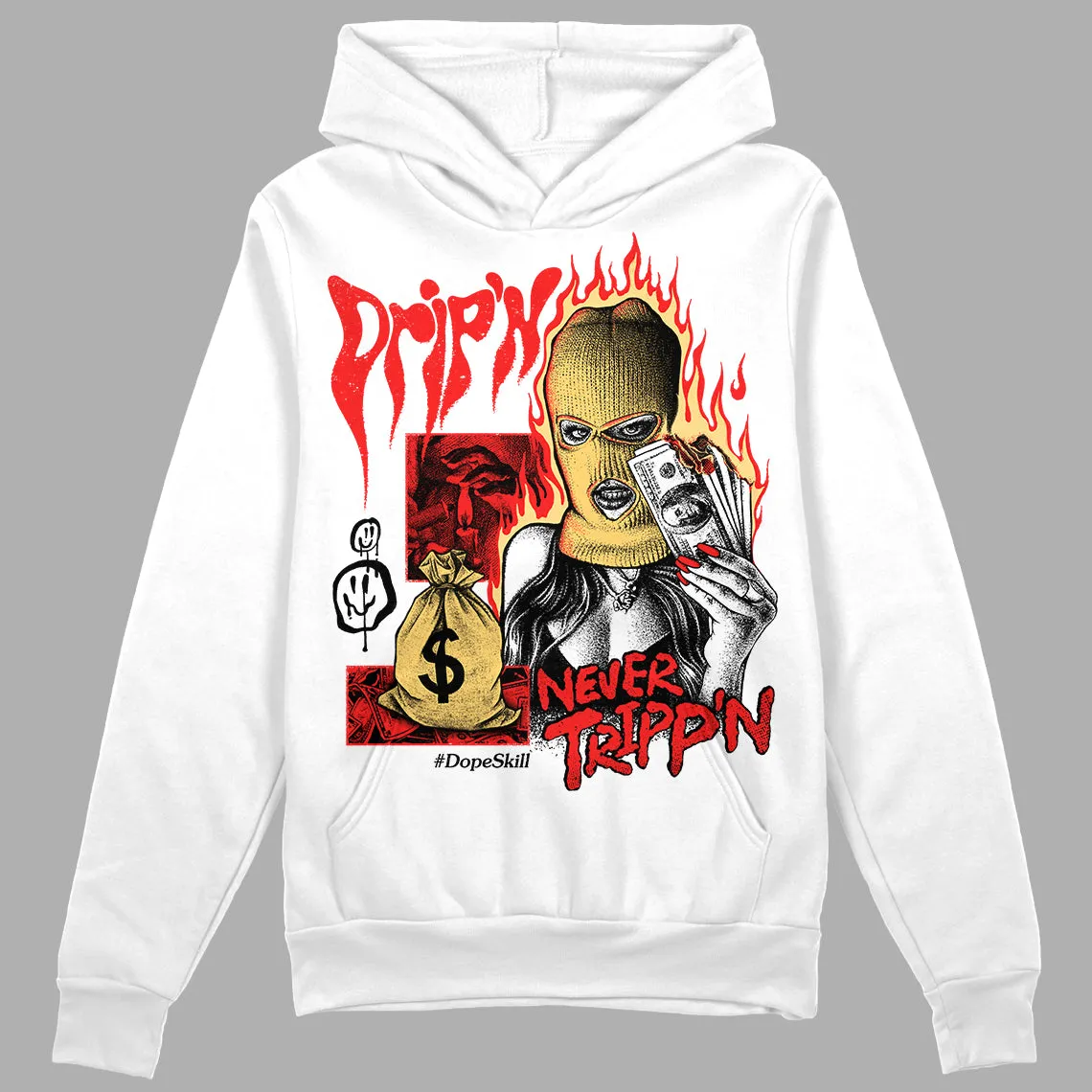 Dunk On Mars 5s DopeSkill Hoodie Sweatshirt Drip'n Never Tripp'n Graphic sold by DopeSkill product image thumbnail 2