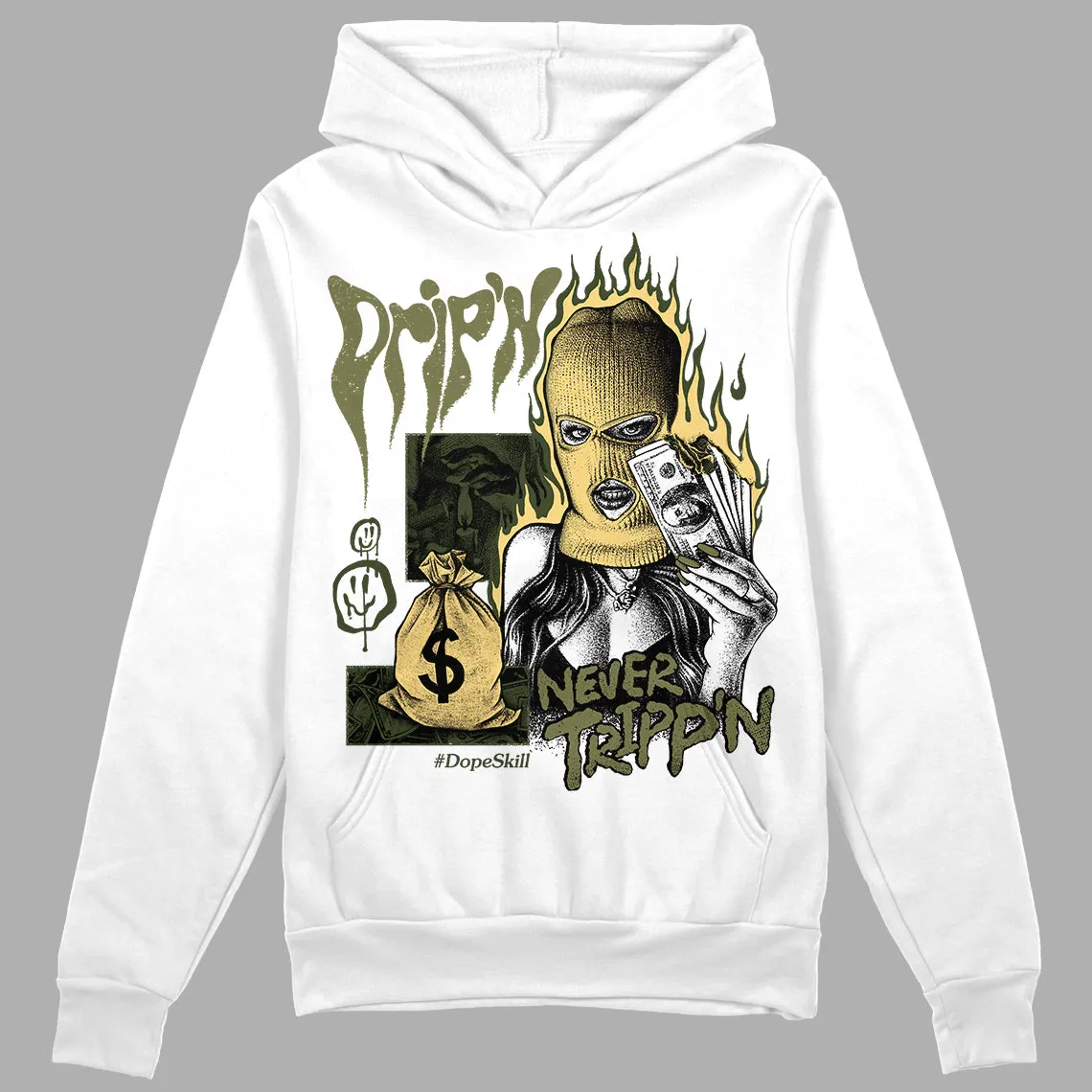 Craft Olive 4s DopeSkill Hoodie Sweatshirt Drip'n Never Tripp'n Graphic sold by DopeSkill product image thumbnail 2