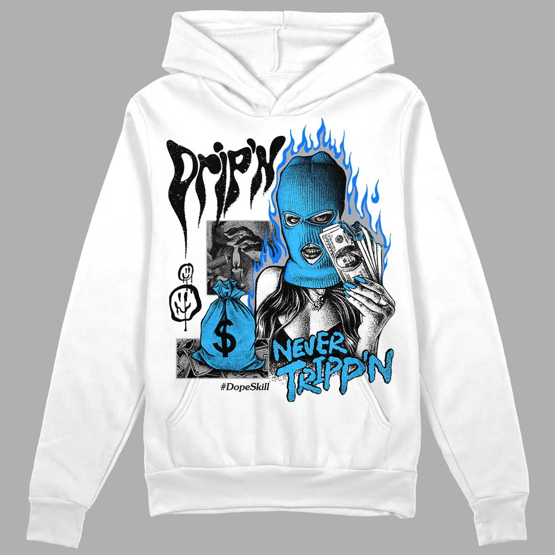 Chambray 7s DopeSkill Hoodie Sweatshirt Drip'n Never Tripp'n Graphic sold by DopeSkill product image thumbnail 2