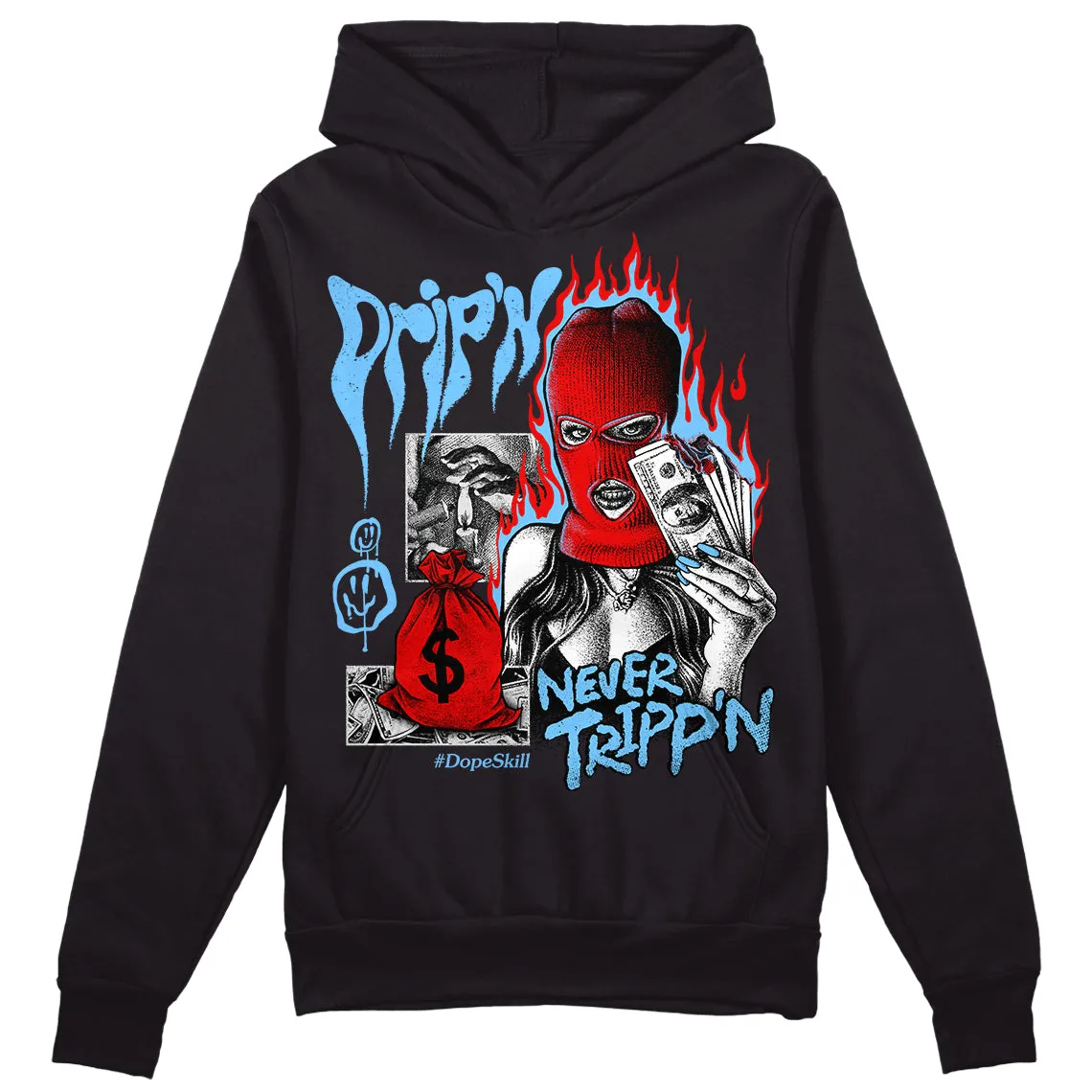 Cactus Jack 4s DopeSkill Hoodie Sweatshirt Drip'n Never Tripp'n Graphic sold by DopeSkill