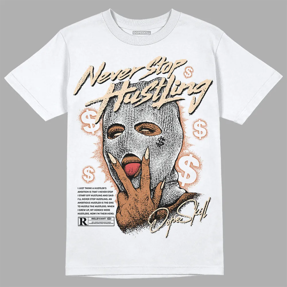 Craft Ivory 3s DopeSkill T-Shirt Never Stop Hustling Graphic sold by DopeSkill