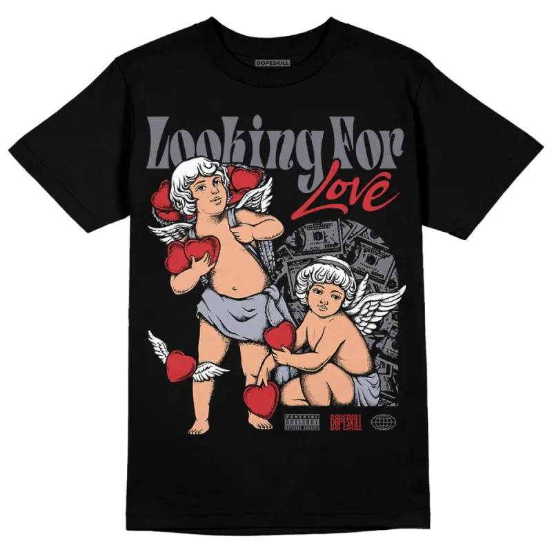 Bred Reimagined 4s DopeSkill T-Shirt Looking For Love Graphic sold by DopeSkill