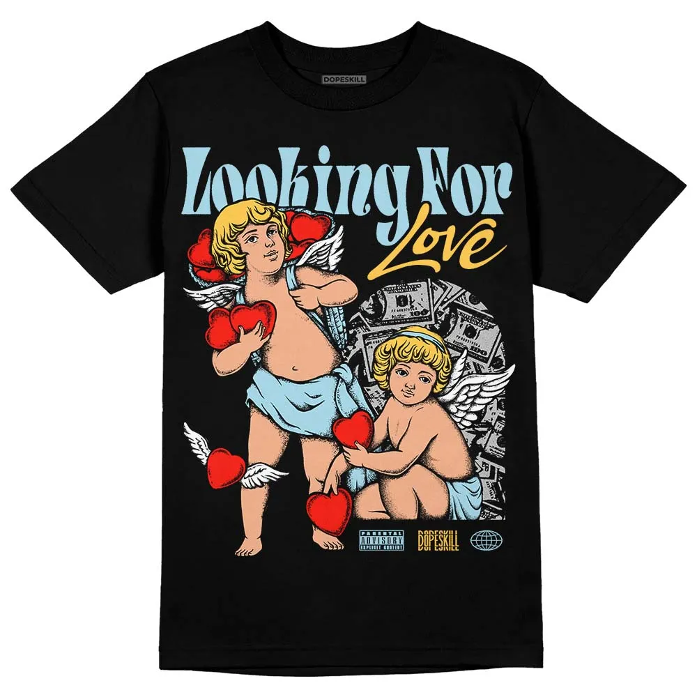 Blue Grey 13s DopeSkill T-Shirt Looking For Love Graphic sold by DopeSkill product image thumbnail 2
