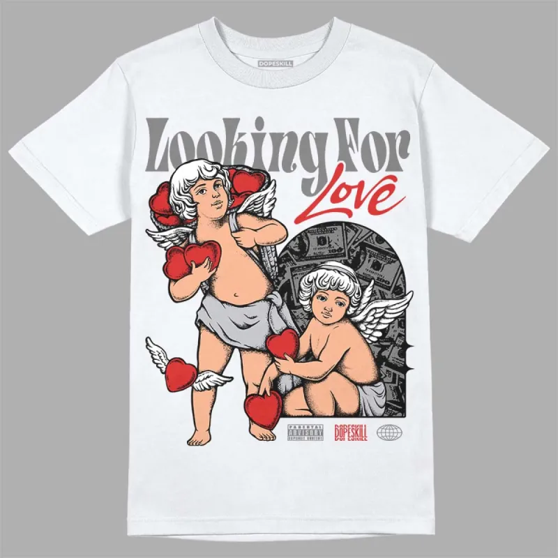 Wolf Grey 13s DopeSkill T-Shirt Looking For Love Graphic sold by DopeSkill