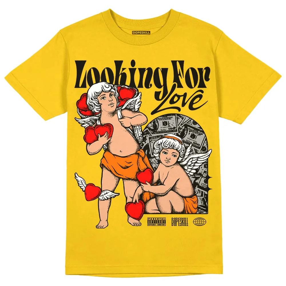 Black Tour Yellow AJ 4 Thunder DopeSkill Unisex T-Shirt Looking For Love Graphic sold by DopeSkill product image thumbnail 3