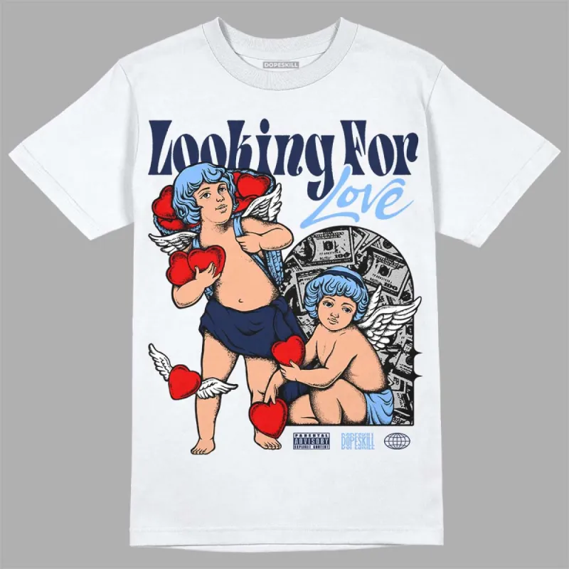 Midnight Navy 5s DopeSkill T-Shirt Looking For Love Graphic sold by DopeSkill