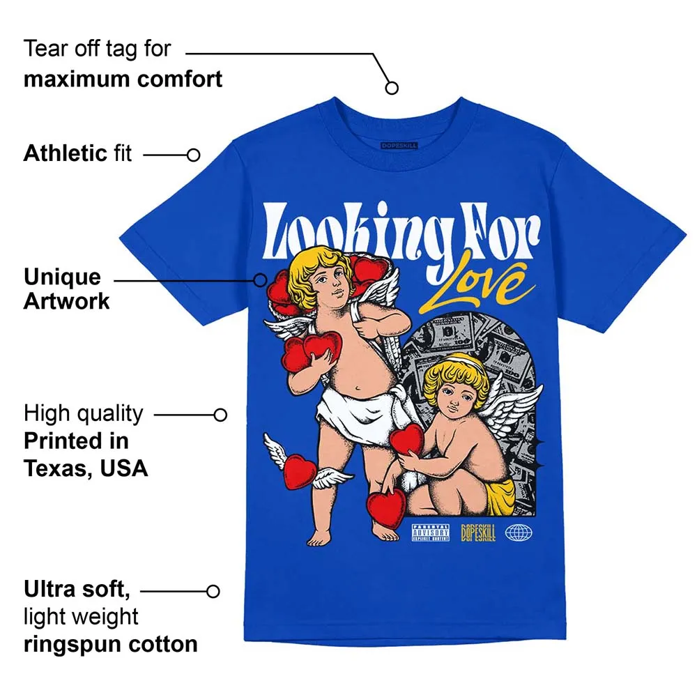 Laney 14s DopeSkill Varsity Royal T-shirt Looking For Love Graphic sold by DopeSkill product image thumbnail 2
