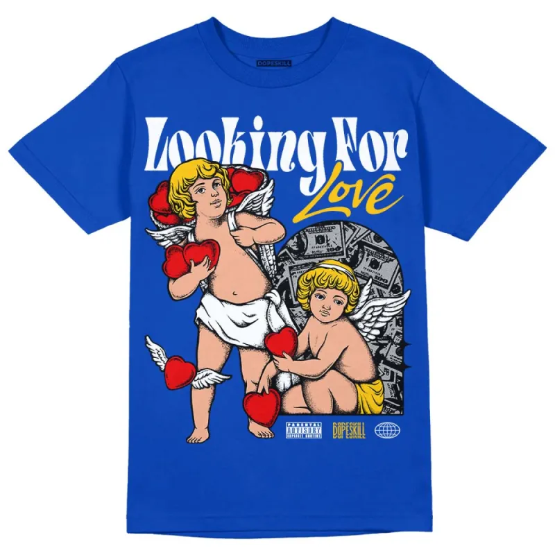 Laney 14s DopeSkill Varsity Royal T-shirt Looking For Love Graphic sold by DopeSkill