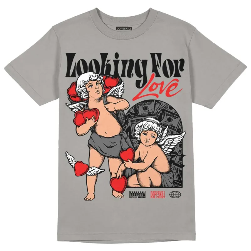 Grey Collection DopeSkill Grey T-shirt Looking For Love Graphic sold by DopeSkill