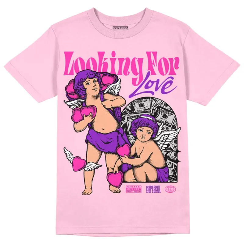 Pink Collection DopeSkill Pink T-shirt Looking For Love Graphic sold by DopeSkill