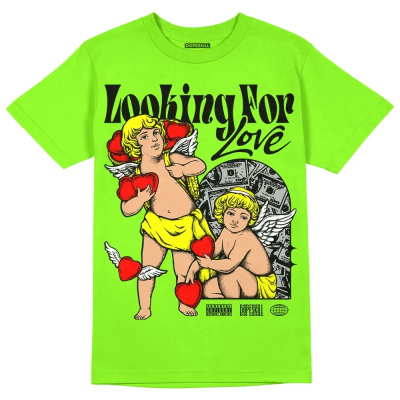 Neon Green Collection DopeSkill Neon Green T-shirt Looking For Love Graphic sold by DopeSkill