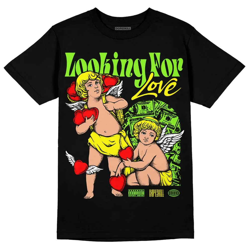 Neon Green Collection DopeSkill T-Shirt Looking For Love Graphic sold by DopeSkill