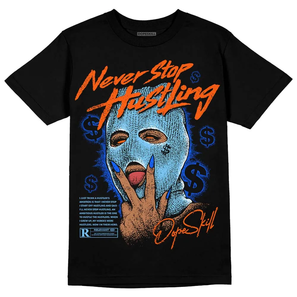 Dunk Futura University Blue DopeSkill T-Shirt Never Stop Hustling Graphic sold by DopeSkill product image thumbnail 2