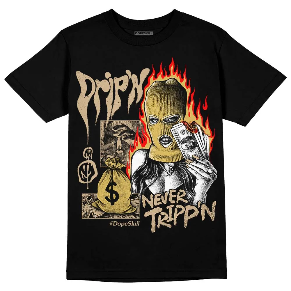 TAN Collection DopeSkill T-Shirt Drip'n Never Tripp'n Graphic sold by DopeSkill