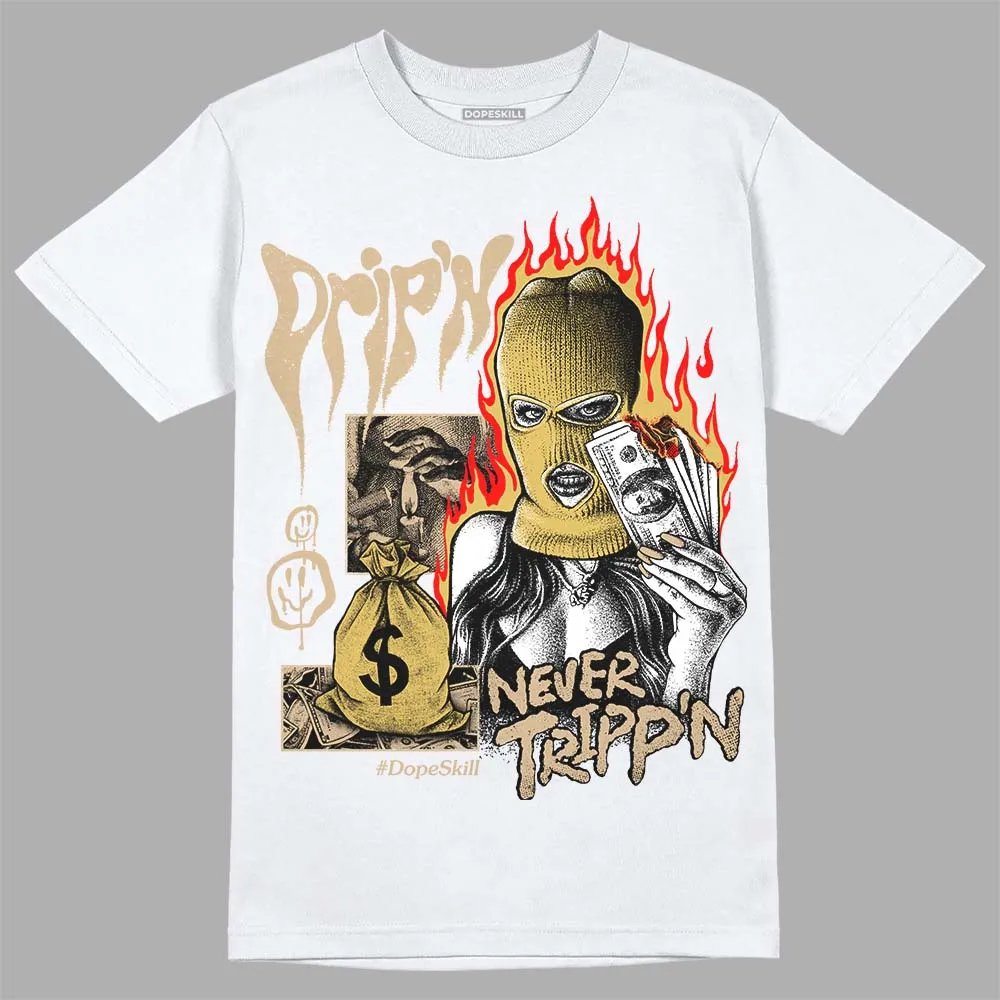 TAN Collection DopeSkill T-Shirt Drip'n Never Tripp'n Graphic sold by DopeSkill product image thumbnail 2