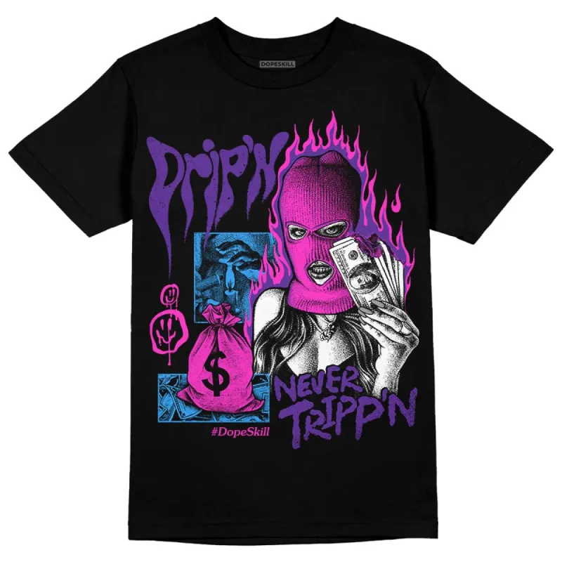 PURPLE Collection DopeSkill T-Shirt Drip'n Never Tripp'n Graphic sold by DopeSkill