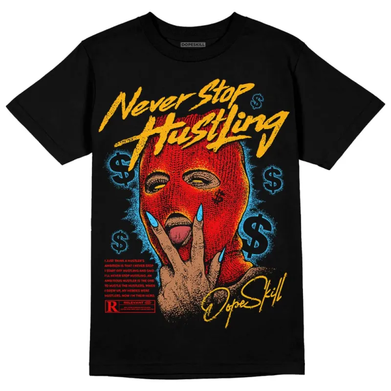 Red Collection DopeSkill T-Shirt Never Stop Hustling Graphic sold by DopeSkill