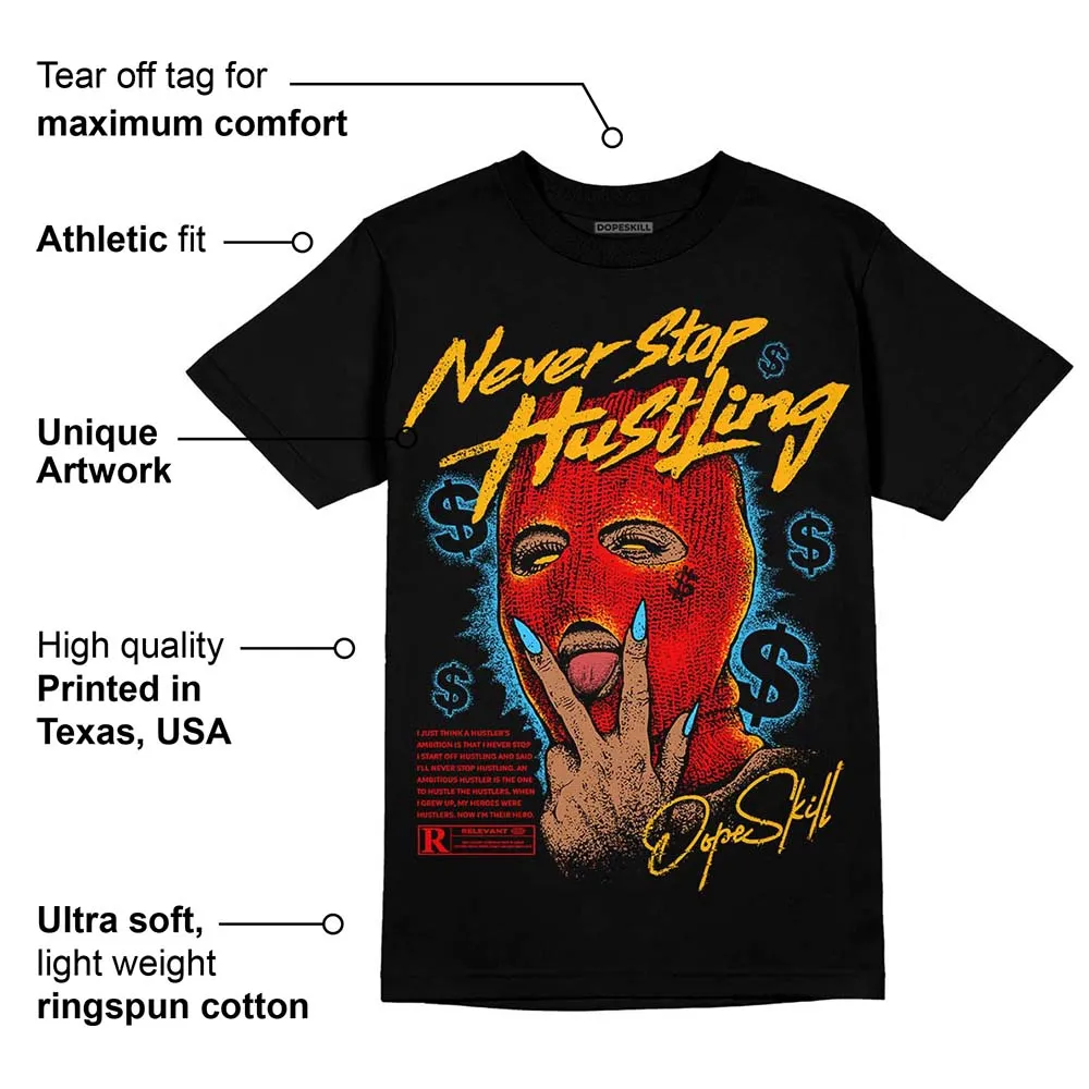 Red Collection DopeSkill T-Shirt Never Stop Hustling Graphic sold by DopeSkill product image thumbnail 3