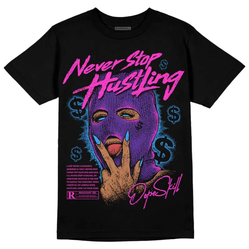 PURPLE Collection DopeSkill T-Shirt Never Stop Hustling Graphic sold by DopeSkill