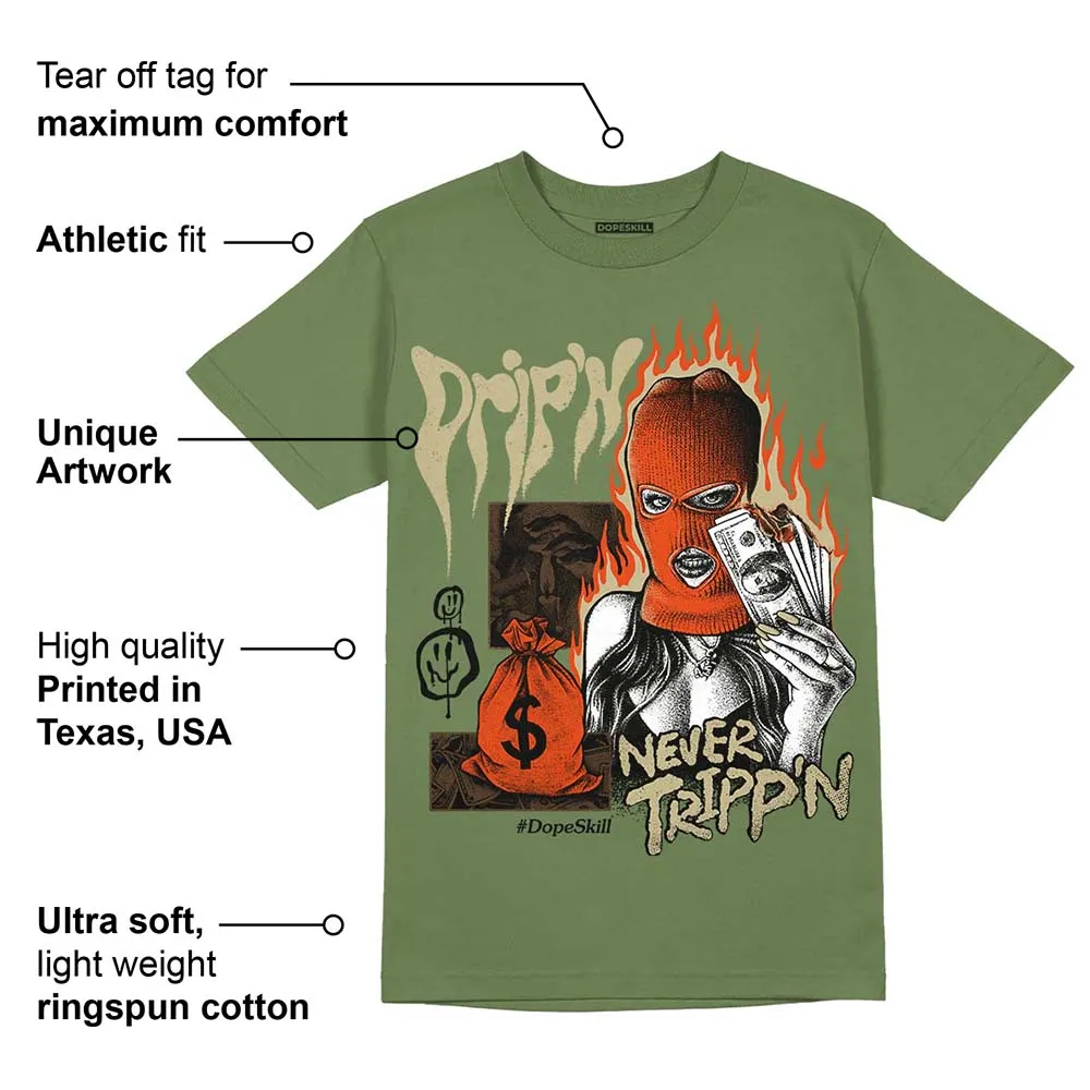Olive Collection DopeSkill Olive T-shirt Drip'n Never Tripp'n Graphic sold by DopeSkill product image thumbnail 2