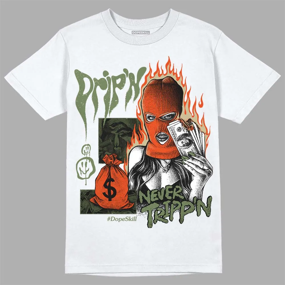 Olive Collection DopeSkill T-Shirt Drip'n Never Tripp'n Graphic sold by DopeSkill