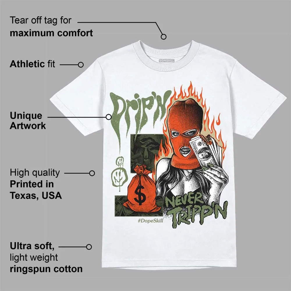 Olive Collection DopeSkill T-Shirt Drip'n Never Tripp'n Graphic sold by DopeSkill product image thumbnail 3