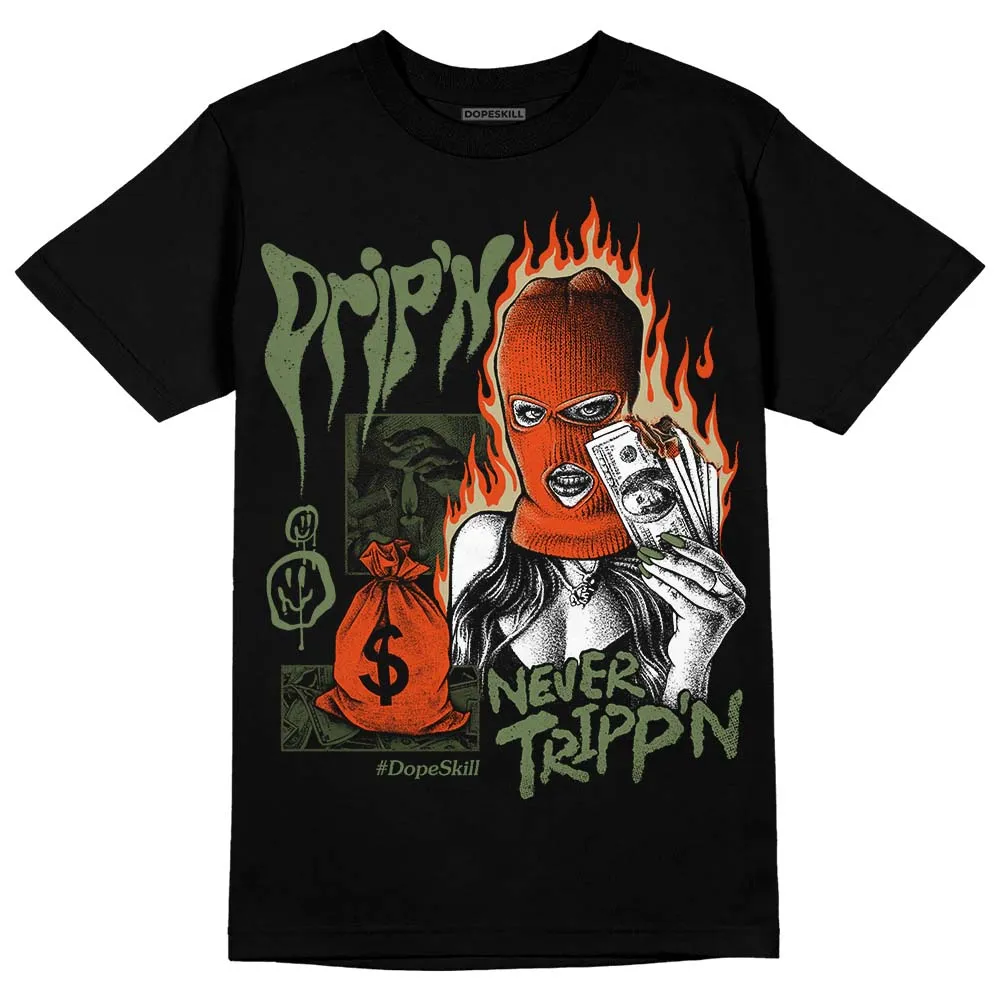 Olive Collection DopeSkill T-Shirt Drip'n Never Tripp'n Graphic sold by DopeSkill product image thumbnail 2