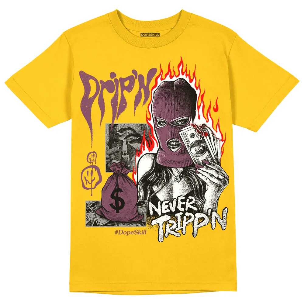 Brotherhood 1s High OG DopeSkill University Gold T-shirt Drip'n Never Tripp'n Graphic sold by DopeSkill