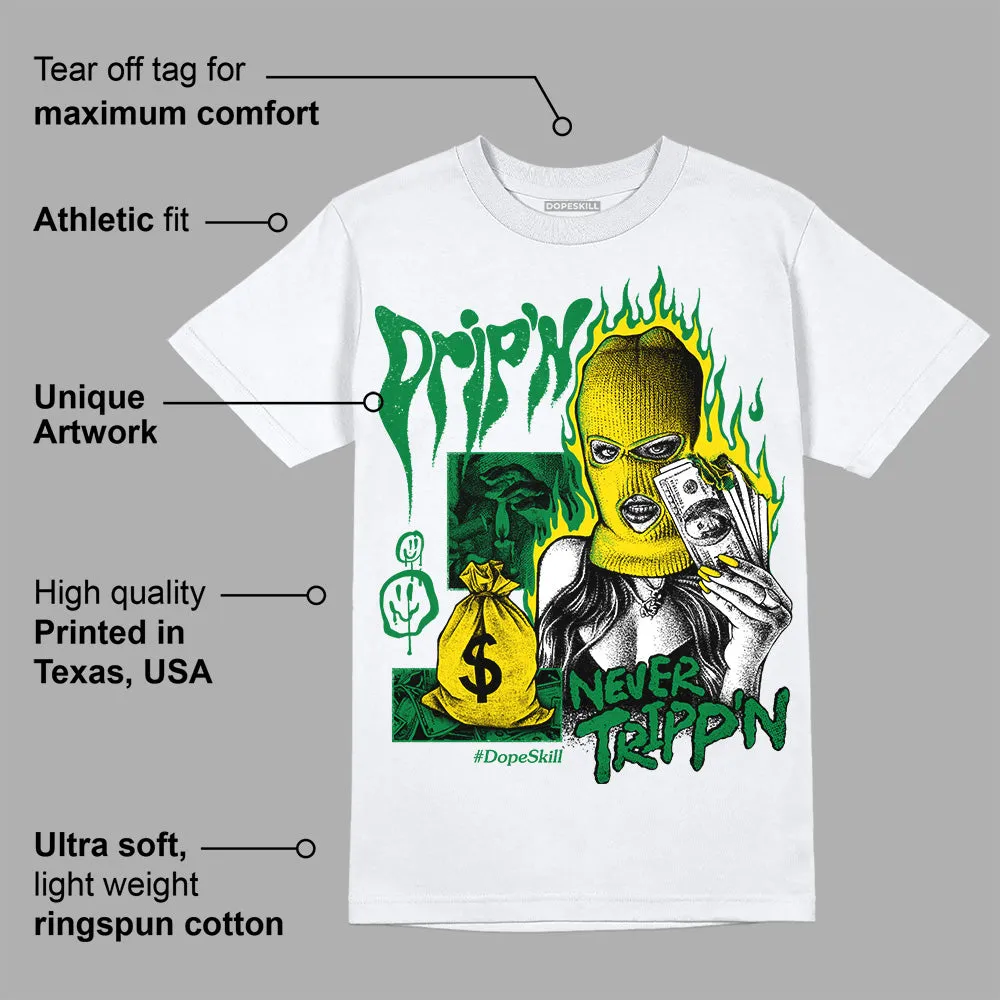 Dunk Reverse Brazil DopeSkill T-Shirt Drip'n Never Tripp'n Graphic sold by DopeSkill product image thumbnail 3