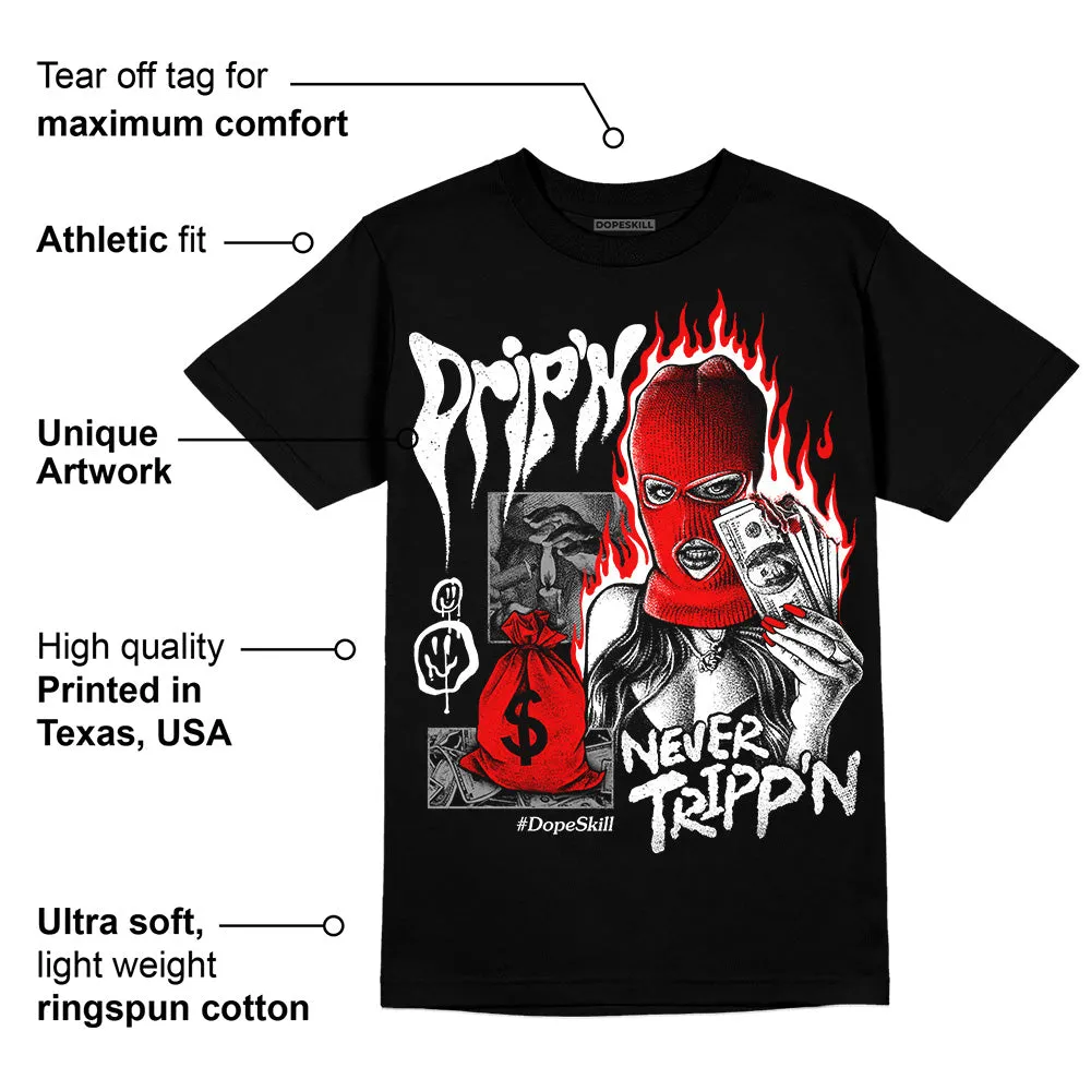 Dunk Panda White Black DopeSkill T-Shirt Drip'n Never Tripp'n Graphic sold by DopeSkill product image thumbnail 3